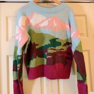 Wild Fable Landscape Sweater